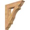 Ekena Millwork Balboa Traditional Smooth Bracket, Western Red Cedar, 5 1/2"W x 28"D x 32"H BKT06X28X32BOA01SWR - alternate 1